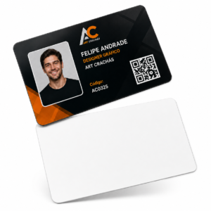 Carteirinha PVC Laminada | 86×54mm | Arte Frente