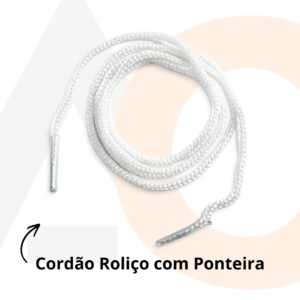 Cordão Poliéster com Ponteira